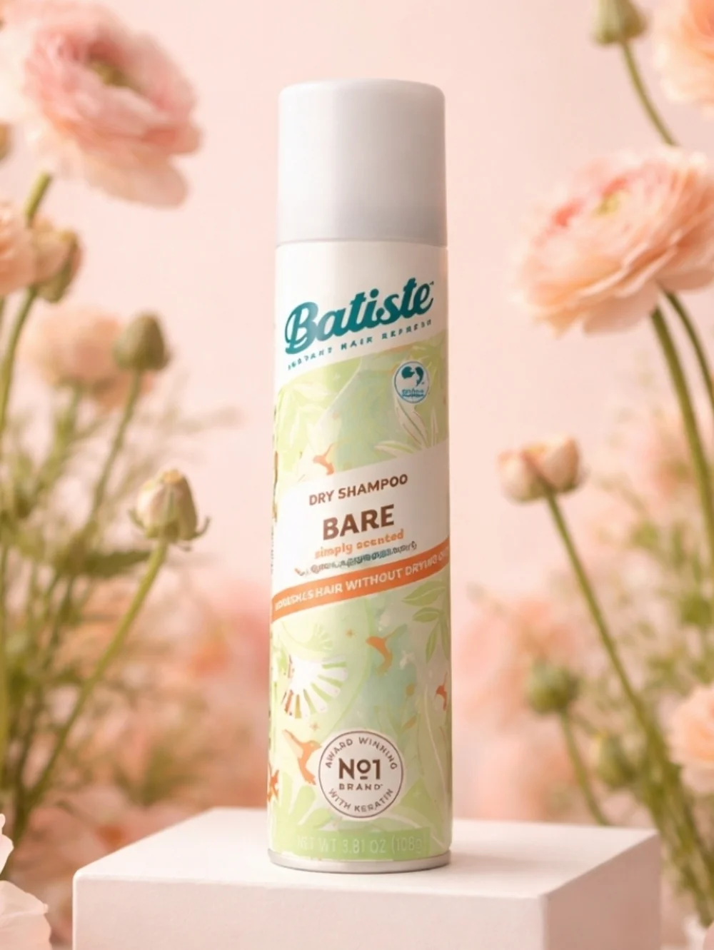 Batiste Bare Dry Shampoo Simply Scented Net Wt 3.81 Oz NEW